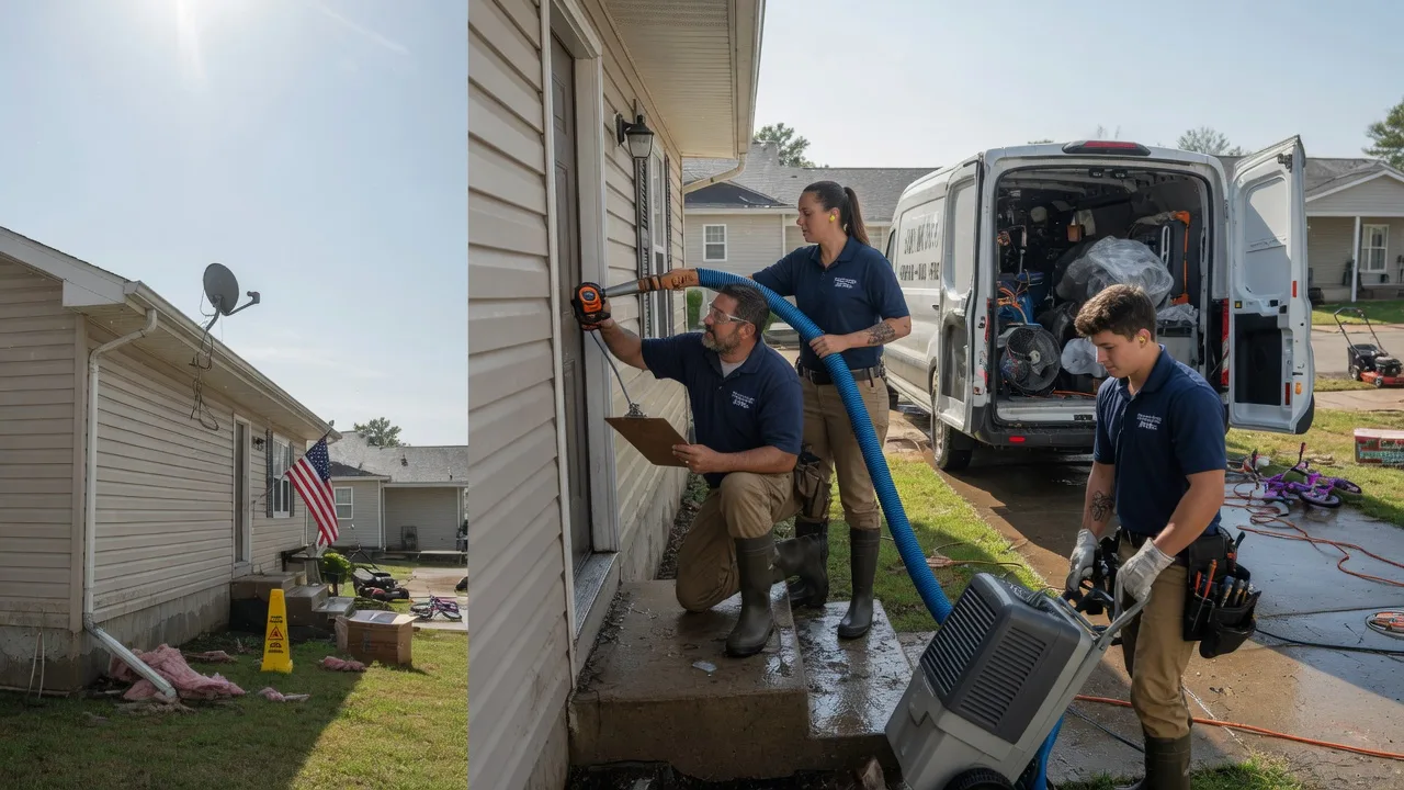 Ceiling Water Damage Restoration in Plainville, KS near me